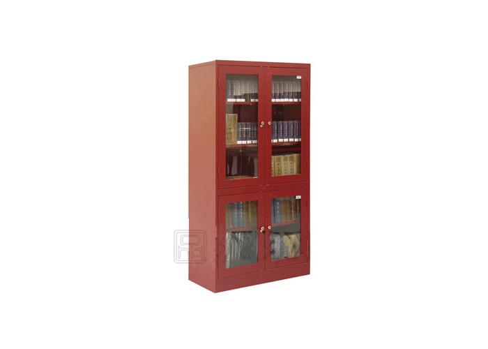 图书馆家具|古籍柜|办公家具|上下玻璃掩门古藉书柜|古藉柜 CG-W7810-2
