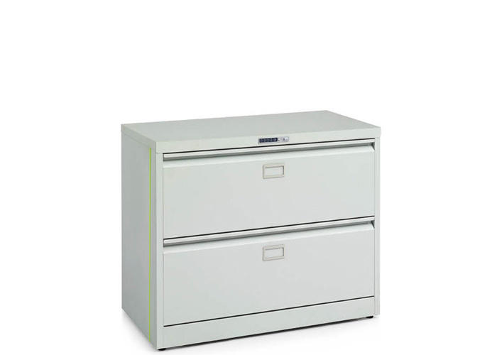 钢制家具|抽屉柜、卡箱|办公家具|横向二抽柜|文件柜|密码文件柜 CG-KP-L-2A-G