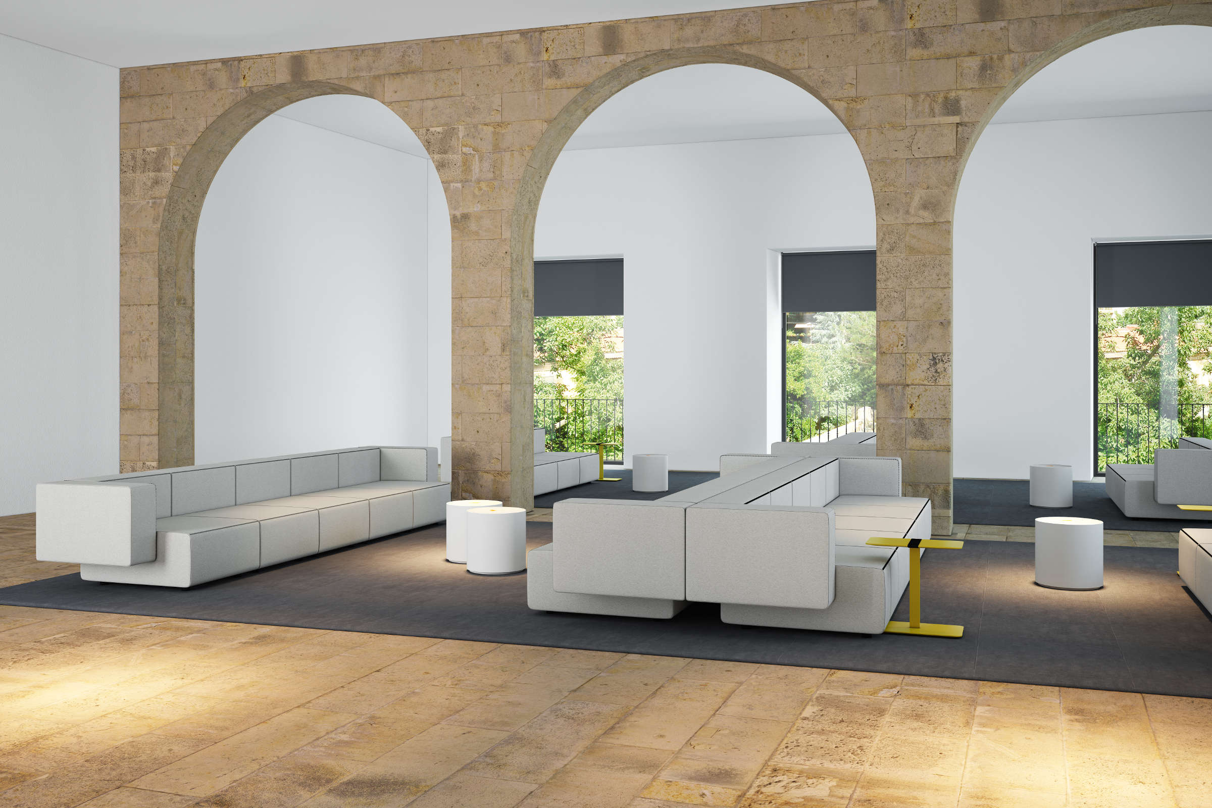 乐竞在线注册 - 坐具|沙发|办公家具|（中国）科技公司家具|Step sofa 沙发
