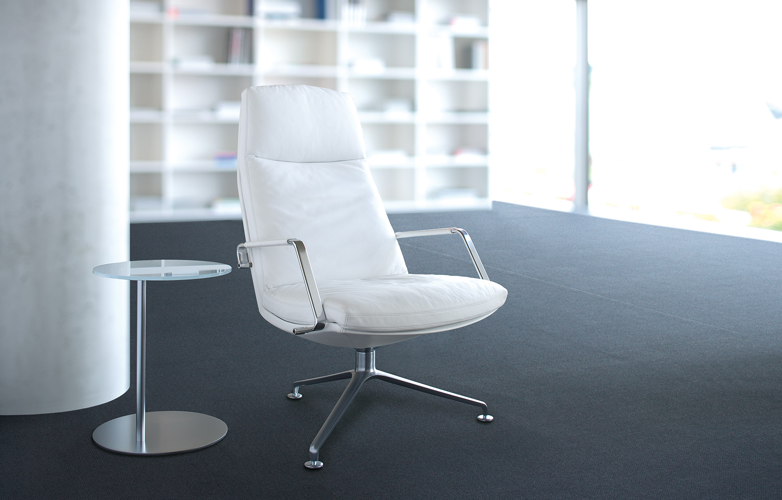 办公椅|现代真皮中班椅|办公家具|（中国）科技公司家具|FK 86 Lounge.