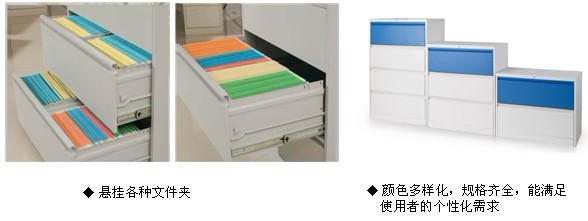 钢制家具|抽屉柜、卡箱|办公家具|横向三抽柜|文件柜