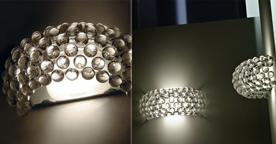 现代经典灯饰|壁灯|办公家具|Foscarini-Caboche lamp 意大利简约奢华 宙斯的汗珠 卡波球 宝石壁灯