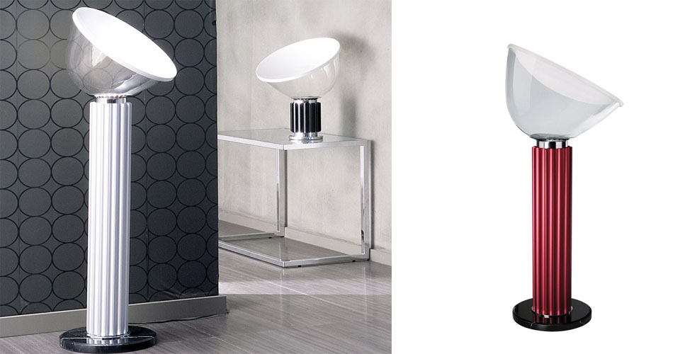 现代经典灯饰|落地灯|办公家具|FLOS Taccia floor lamp玻璃落地灯